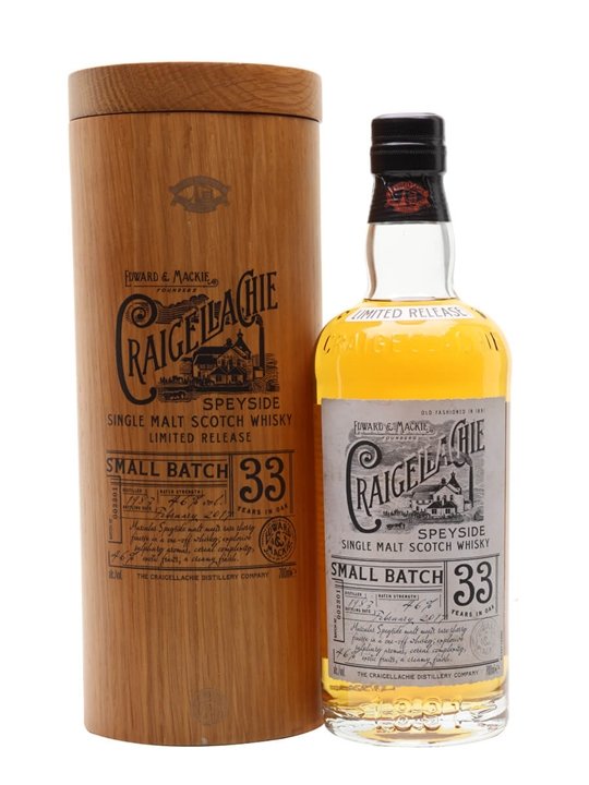 Craigellachie Scotch Single Malt 33 Year Small Batch