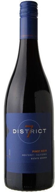 DISTRICT 7 PINOT NOIR 20 (EFFECTIVE: 5/10 BST CS $112.00/1CS BST BT $9.33/1CS EBIZ!)