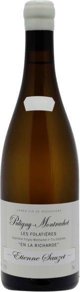 DOMAINE ETIENNE SAUZET PULIGNY MONTRACHET PREMIER CRU LES FOLATIERES 2018