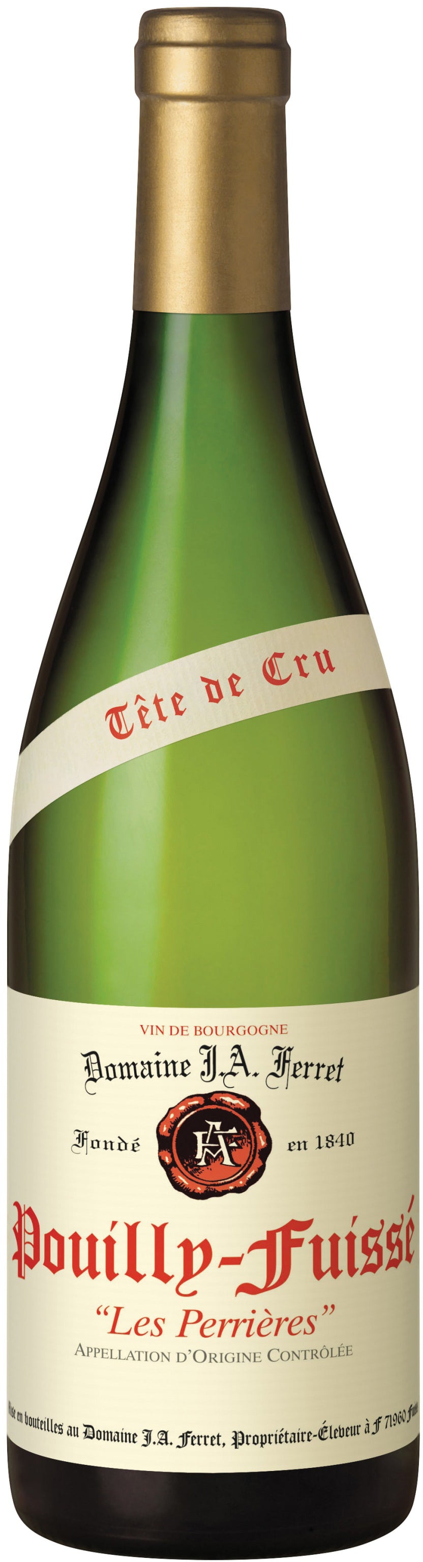 DOMAINE FERRET POUILLY FUISSE, LES PERRIERES 2018