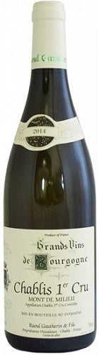 Domaine Alain et Adrien Gautherin Chablis Mont de Milieu 1er Cru 2020 (750ml/12) 2020