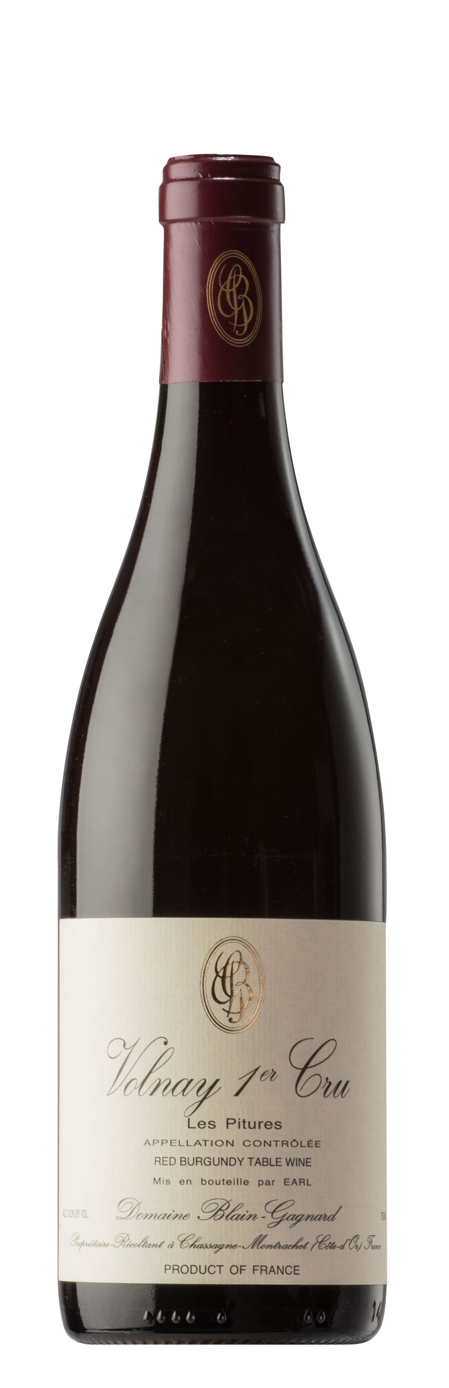 Domaine Blain-Gagnard Volnay Les Pitures 2018