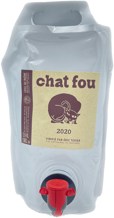 Éric Texier Côtes-du-Rhône Rouge "Chat Fou" MAGNUM POUCH 2020