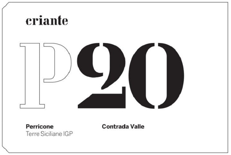 Criante Perricone IGP Terre Siciliane "P- Contrada Valle" 2020
