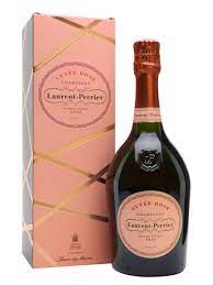 FRENCH CHAMPAGNE LAURENT PERRIER ROSE GIFT 750 ML