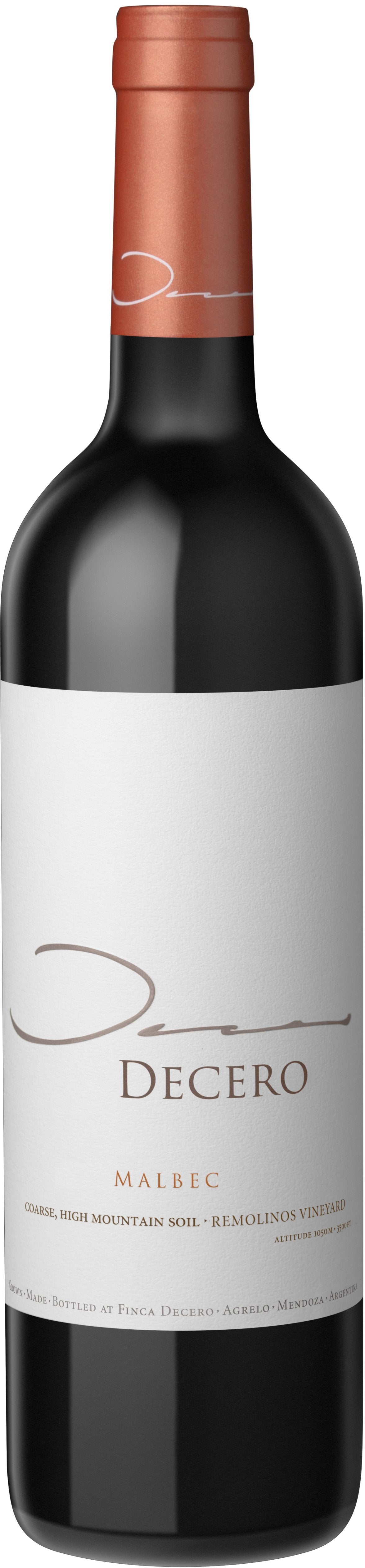 Finca Decero Malbec Remolinos Vineyard 2017