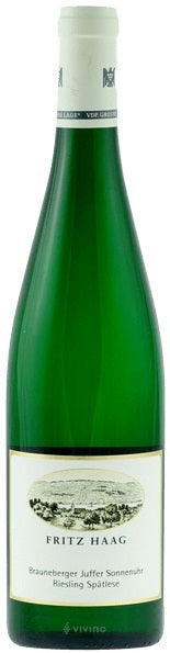 Fritz Haag Brauneberger Juffer Sonnenuhr Riesling Spatlese 2020