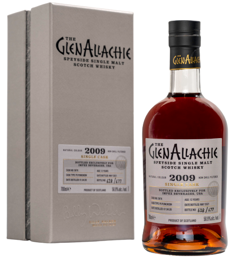 The GlenAllachie 2009 12 yo PX Puncheon Single Cask #5876