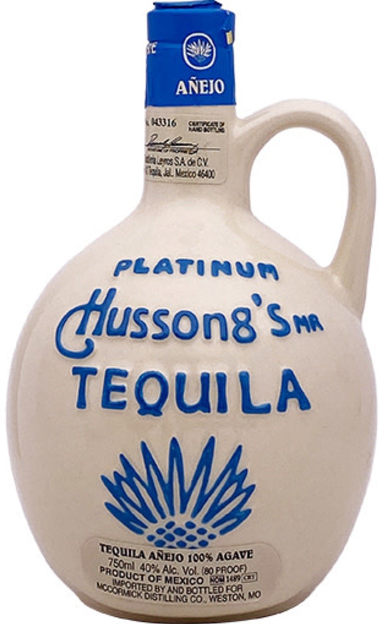 HUSSONGS PLATA ANEJO TEQUILA