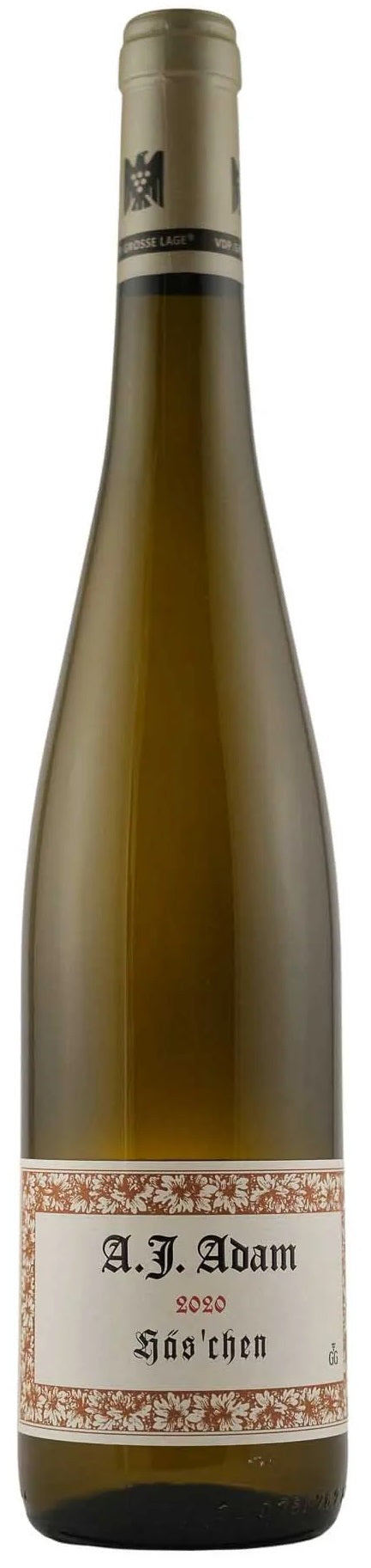 Has'chen Riesling Grosses Gewachs, A.J. Adam 2020