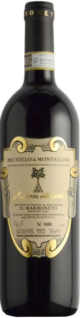 Il Marroneto Brunello di Montalcino Madonna delle Grazie 2013