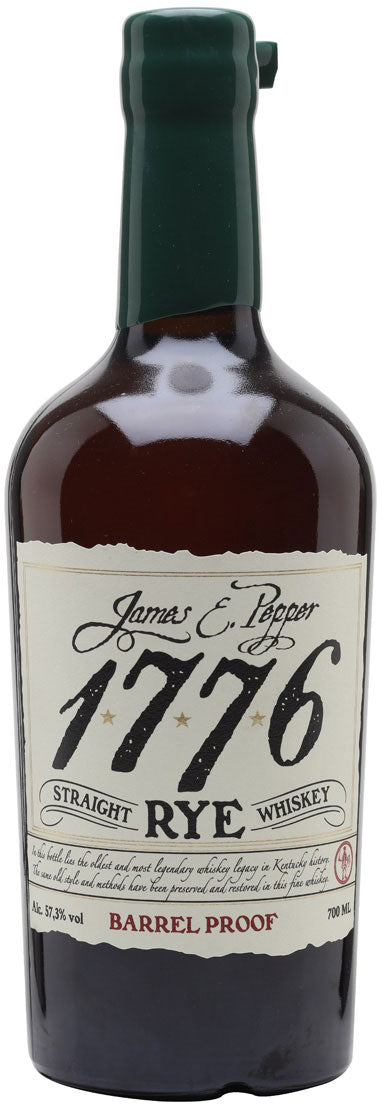 James E. Pepper 1776 Rye Whiskey Barrel Proof