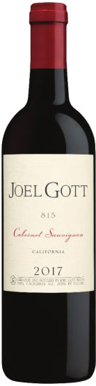 J GOTT CA #815 CABERNET SAUVIGNON, 2019