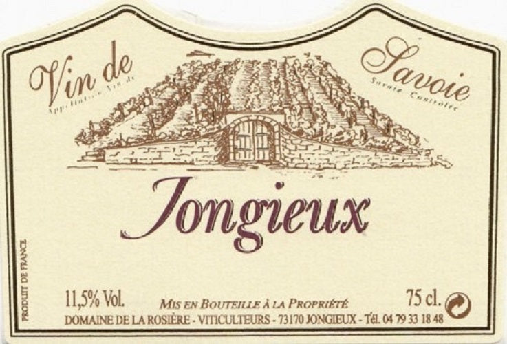 Domaine de la Rosière Jongieux Jacquere Blanc 2020