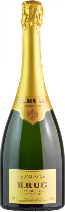KRUG CHAMPAGNE GRANDE CUVEE BRUT VAP EDITION 169 NAKED VAP