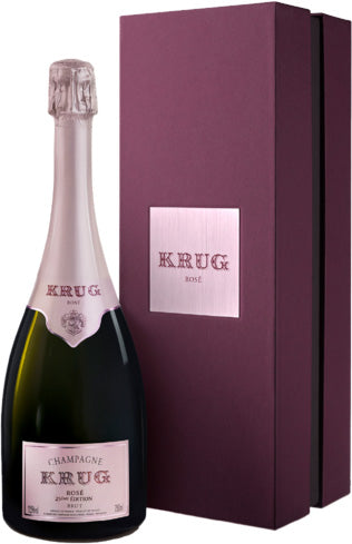 KRUG CHAMPAGNE ROSE 25TH EDITION GIFT BOX VAP
