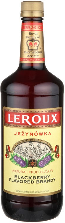 LEROUX BLACKBERRY FLAVORED POLISH STYLE BRANDY 70º