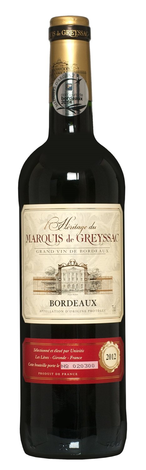 L'Heritage du Marquis de Greyssac Bordeaux 2018