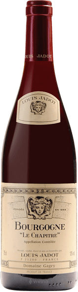 LOUIS JADOT BOURGOGNE LE CHAPITRE, DOMAINE GAGEY 2018