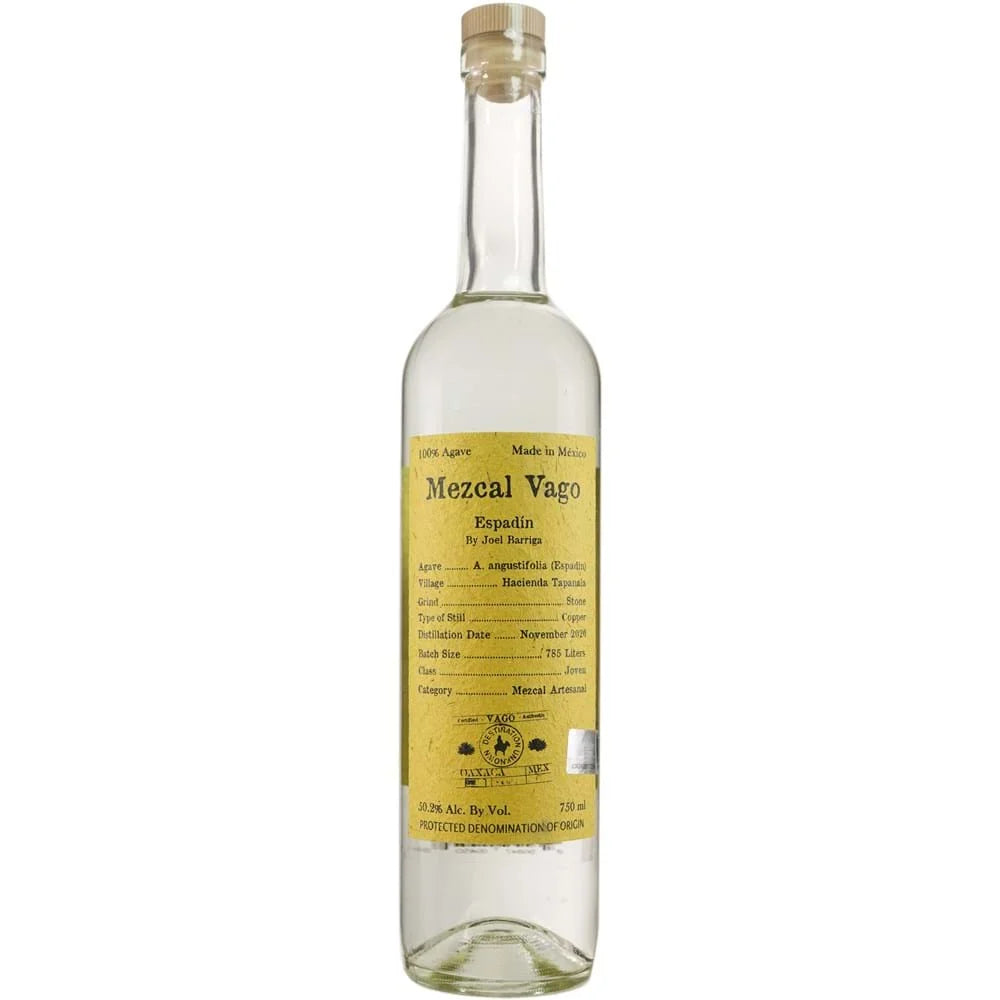 MEZCAL VAGO ESPADIN, JOEL BARRIGA 6P