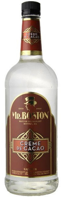 MR BOSTON CREME DE CACAO WHITE