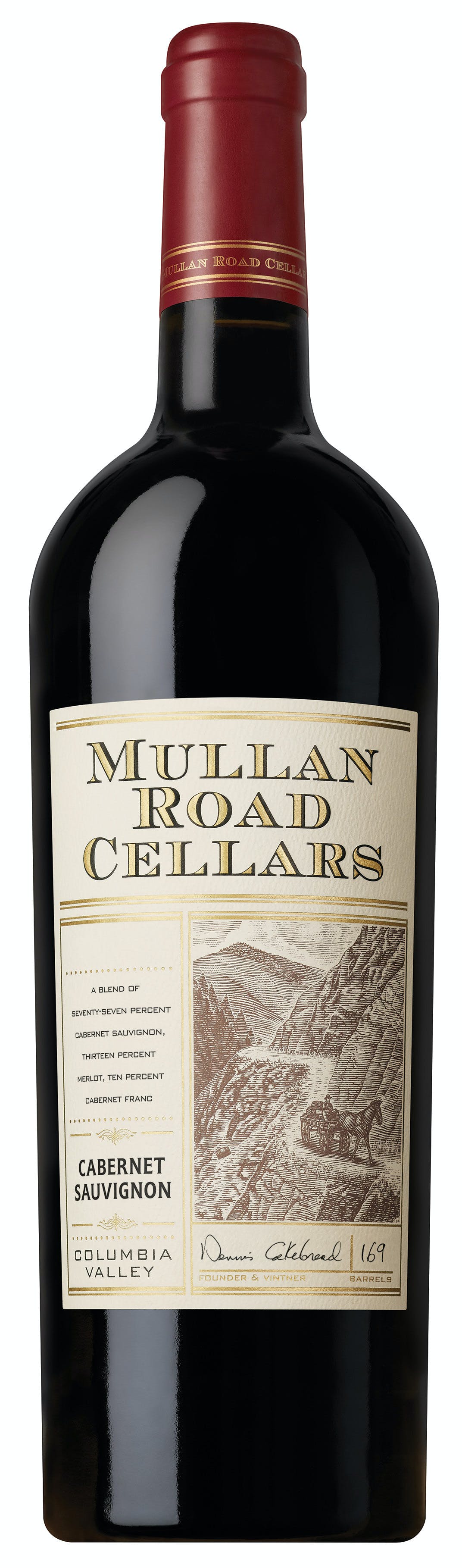 MULLAN ROAD CELLARS CABERNET SAUVIGNON 2018 VINOUS:91PTS