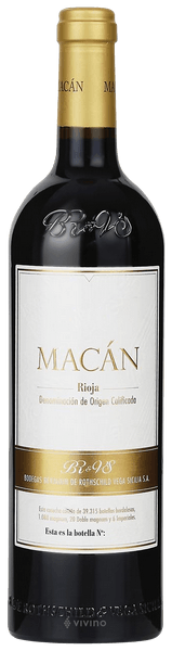 Macán Rioja Alavesa Tinto 2015