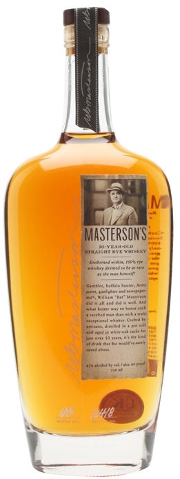 Masterson's Rye Whiskey 10 Year French Oak