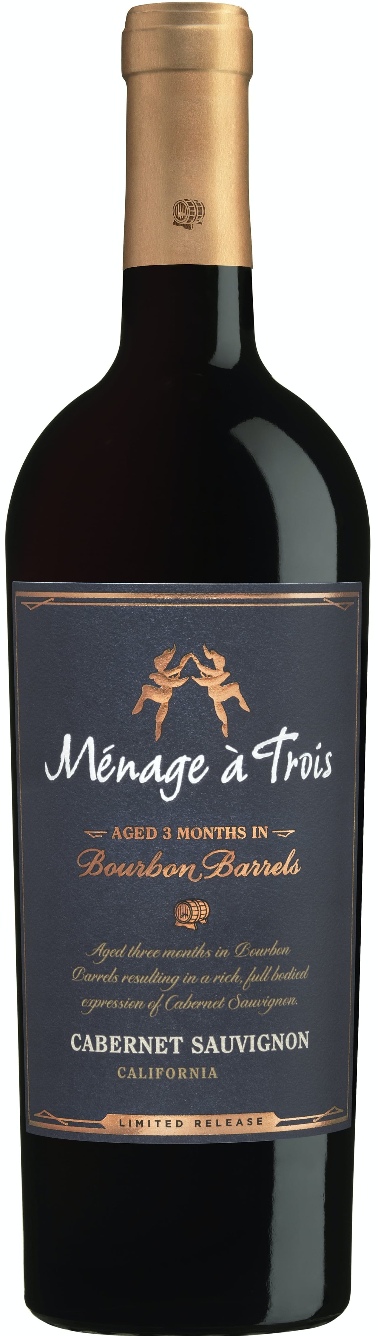 Menage A Trois Cabernet Sauvignon Bourbon Barrel 2018