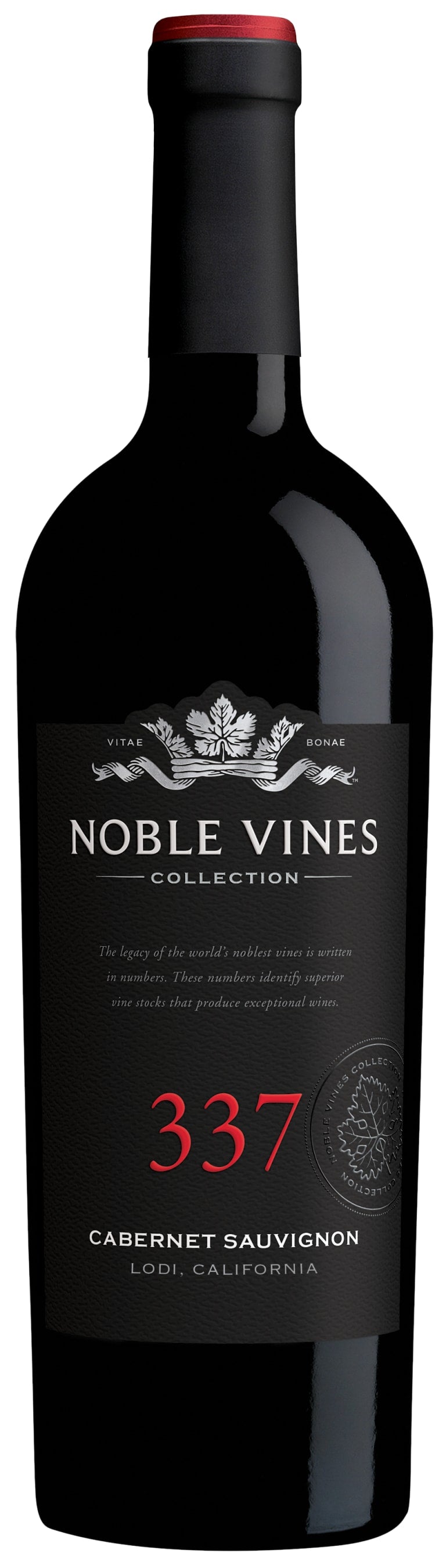 NOBLE VINES 337 CAB SAUV FLAG LABEL 2018