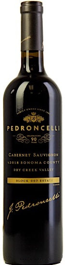 PEDRONCELLI CAB SAUV BLOCK 007 2018