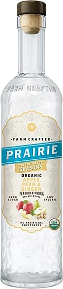 PRAIRIE ORGANIC SUSTAINABLE SEASONS APPLE,PEAR & GINGER 60 VODKA