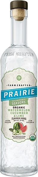 PRAIRIE ORGANIC SUSTAINABLE SEASONS WATERMELON,CUCUMBER & LIME 60 VODKA