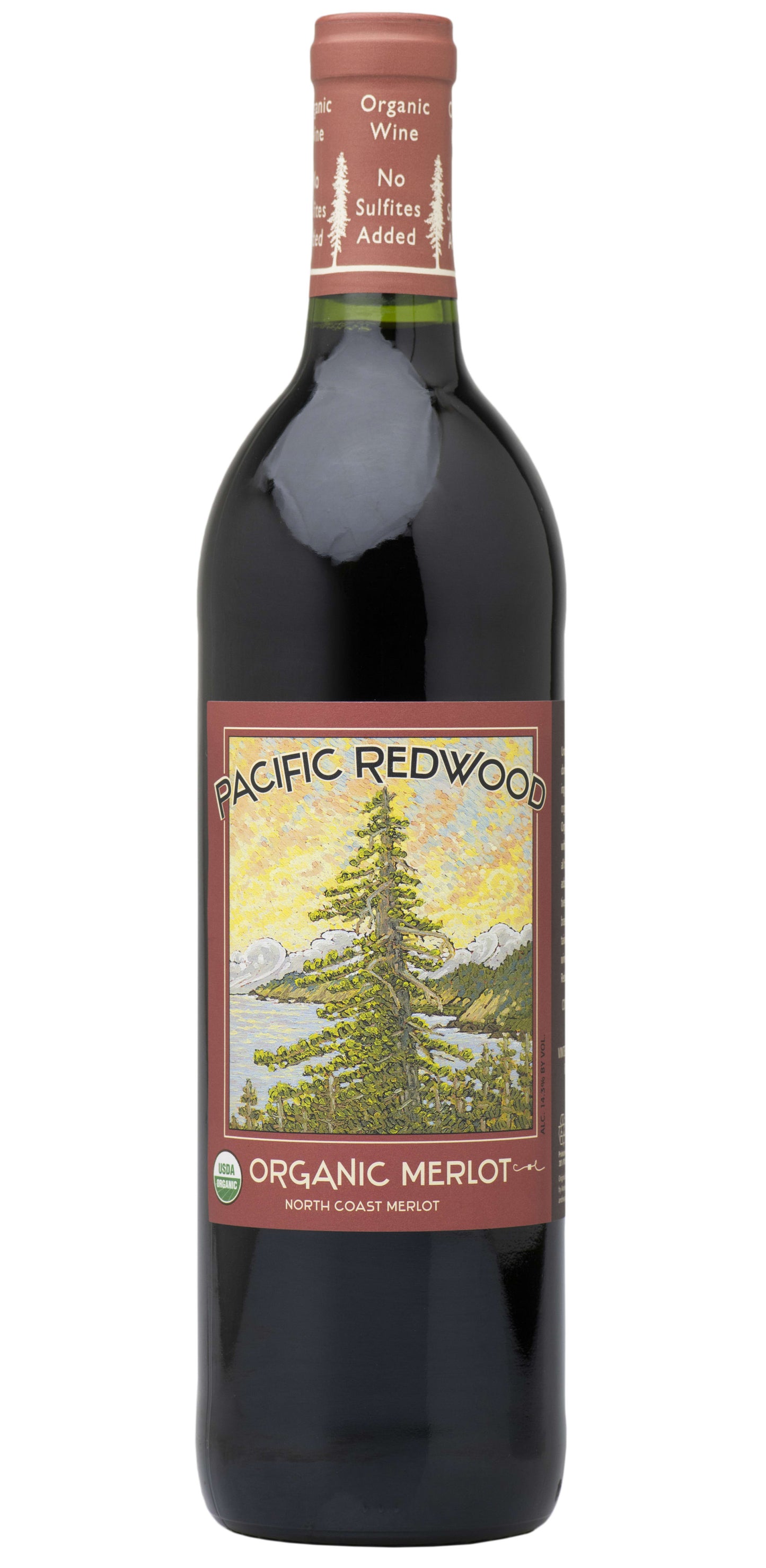 Pacific Redwood Organic Merlot 2019