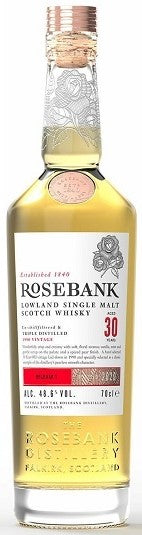 ROSEBANK 30YR SINGLE MALT