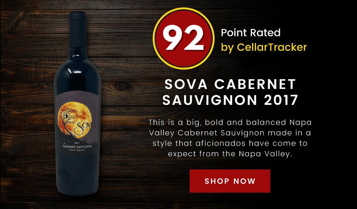Sova Cabernet Sauvignon Napa Valley 2017
