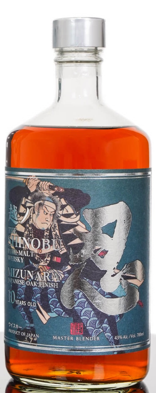 Shinobu Distillery Pure Malt Whisky 10 Year Mizunura Oak