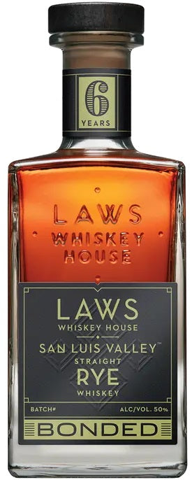 Straight Rye, Bottled in Bond, Laws Whiskey House