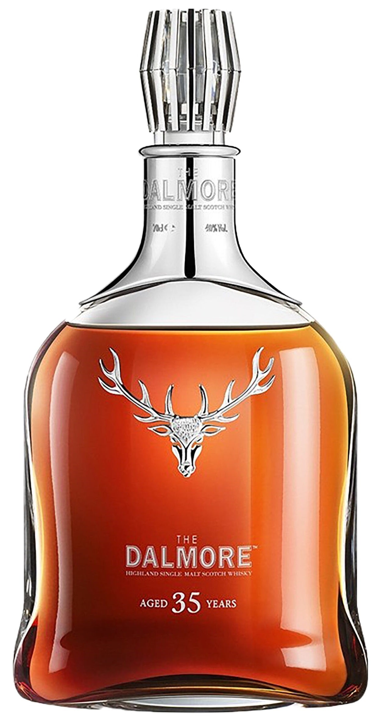 DALMORE 12 years Scotch Whiskey Empty 750ml Bottle & Stopper FREE  SHIPPING