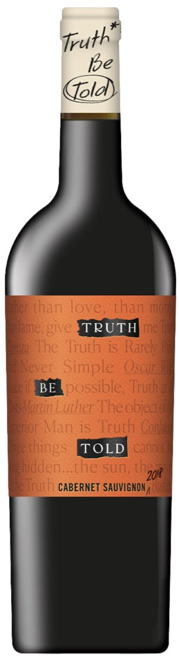 Truth Be Told Cabernet Sauvignon 2018