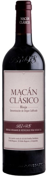 VEGA SICILIA MACAN CLASICO 2018