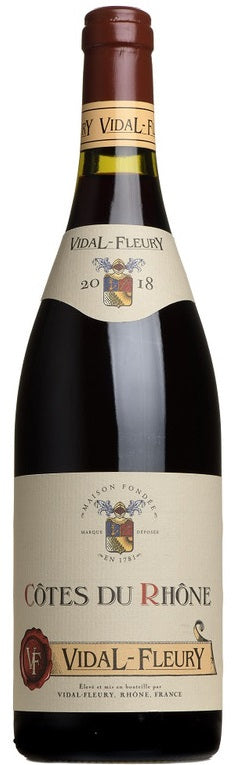 VIDAL FLEURY COTE DU RHONE RED 2018