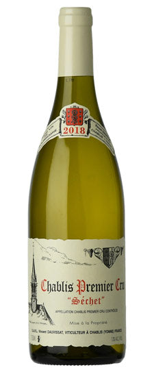 VINCENT DAUVISSAT CHABLIS 1ER CRU SECHET 2018