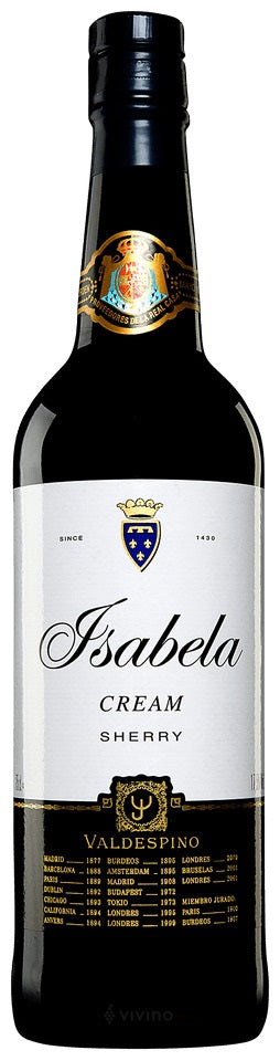 Valdespino Cream Isabela Jerez