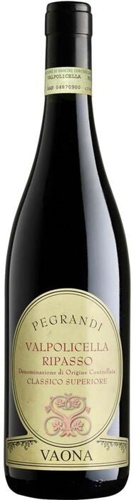 Vaona Valpolicella Superiore Ripasso "Pegrandi" 2019 (750ml/12) 2019