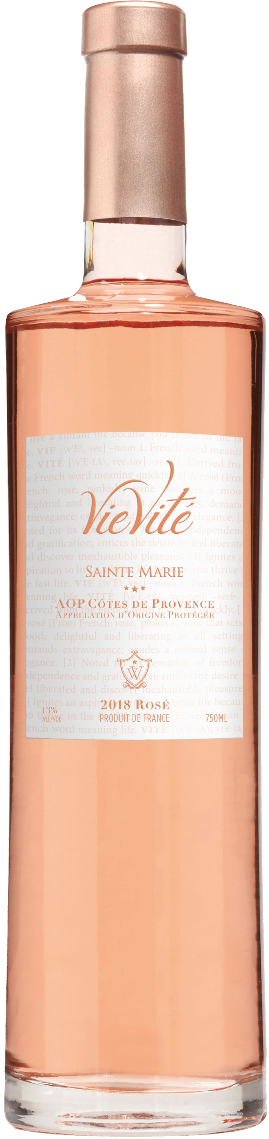 VIE VITE ROSE 2018