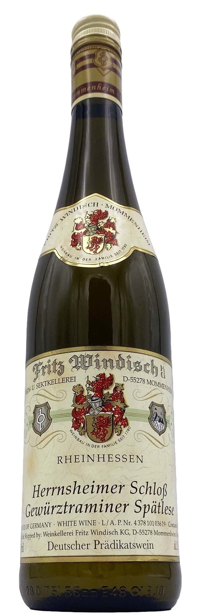 Windisch Gewurztraminer Spatlese Hernsheimer Schloss 2019 2019