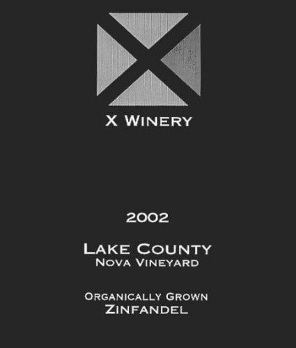 X Winery Vixen Zinfandel 2002