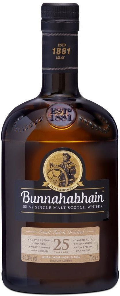 Bunnahabhain Scotch Single Malt 25 Year
