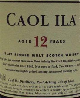 Caol Ila Scotch Single Malt 12 Year